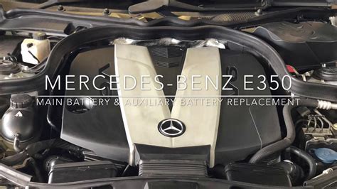 mercedes e350 battery location|mercedes e350 2010 battery replacement.